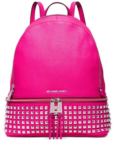 red backpack purse michael kors|michael kohrbackpack pink woman's.